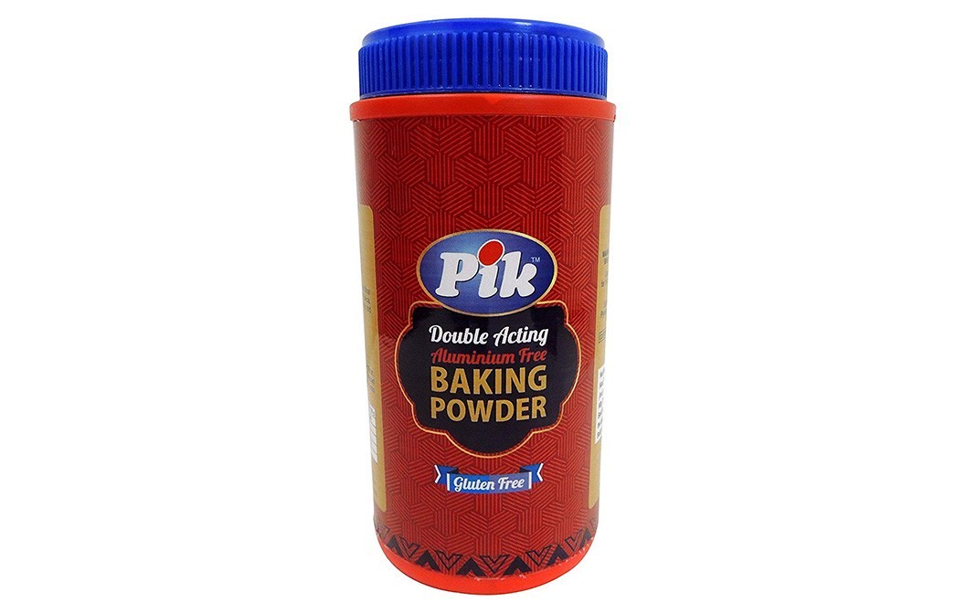Pik Double Acting Aluminium Free Baking Powder Gluten Free   Plastic Jar  250 grams